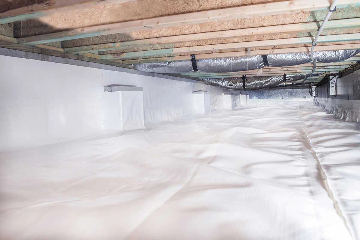 Crawl Space Vapor Barrier for Mold Prevention