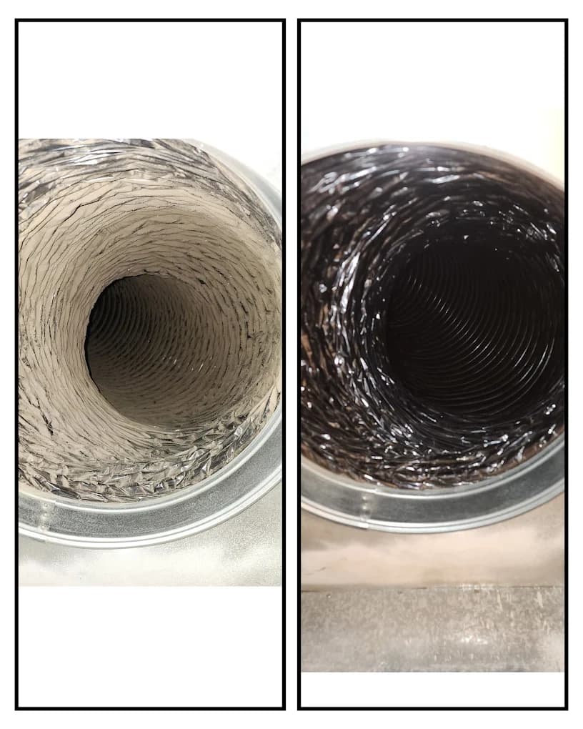 Professional duct cleaning inspection